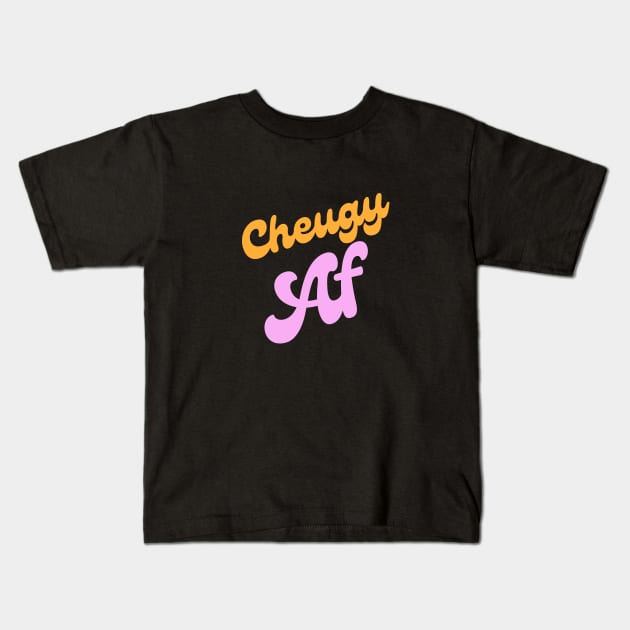 Cheugy AF - Millennial Gen Z Fashion Kids T-Shirt by RecoveryTees